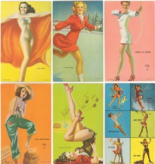 1940-45 Mutoscope "Pin-Up Girls" Arcade Cards Collection (148 Different)